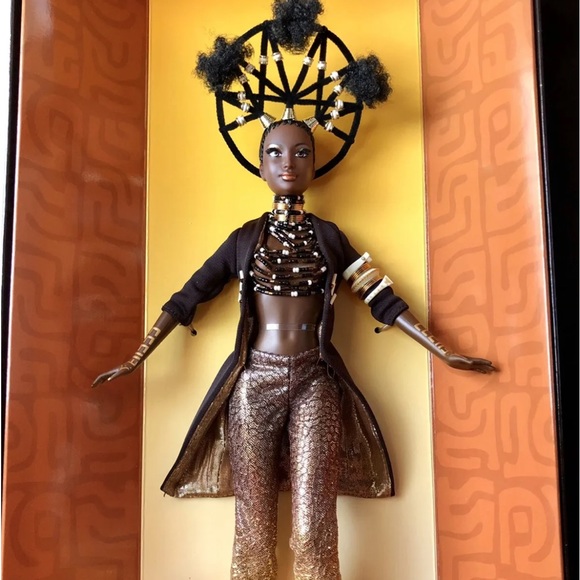 MOJA Treasures of Africa Byron Lars Barbie Doll African American AA SHIPPER NRFB - Picture 2 of 7
